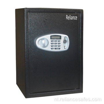 Zwarte elektronische kluis met digitale sleutelkast